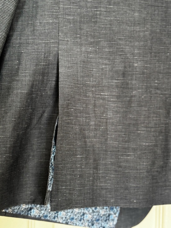 Original Penguin Men's Blue Notch Lapel Suit Jacket Size 44R - Picture 9 of 14